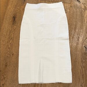 Bebe Chic White bandage Pencil Skirt small NWT